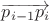 $\overrightarrow{p_{i-1}p_i}$