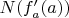 $N(f_a'(a))$