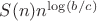 $S(n) n^{\log(b/c)}$