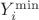 $Y^{\min}_i$