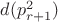 $d(p^2_{r+1})$