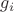 $ g_i $