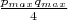 $\frac{p_{max} q_{max}}{4}$
