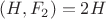 $(H,F_2)=2H$ $(H,F_2)=2H$