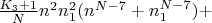$\frac{K_3+1}Nn^2n_1^2(n^{N-7}+n_1^{N-7})+$