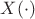 $X(\cdot)$