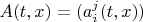 $A(t,x)=(a_i^j(t,x))$