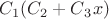 $C_1(C_2+C{_3}x)$