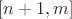 $[n+1,m]$