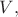 $V{,}$ $V{,}$