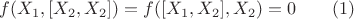 $f(X_1,[X_2,X_2])=f([X_1,X_2],X_2)=0\qquad(1)$