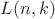 $L(n,k)$