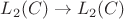 $L_2(C)\to L_2(C)$