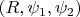 $(R,\psi_1,\psi_2)$