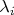 ${{\lambda }_{i}}$