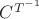 $C^{T^{-1}}$