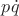 $p\dot q$