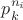 $p_k^{n_i}$