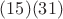 $(15)(31)$