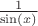 $\frac{1}{\sin(x)}$