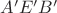 $A'E'B'$