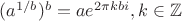$(a^{1/b})^b = ae^{2\pi k bi}, k\in\mathbb{Z}$