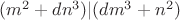 $(m^2+dn^3)|(dm^3+n^2)$