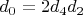 $d_0=2 d_4 d_2$