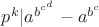 $p^k|a^{b^{c^d}}-a^{b^c}$