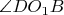 $\angle DO_1B$