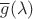 \overline{g}(\lambda)