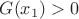 $G(x_1)>0$