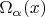 $\Omega_\alpha (x)$