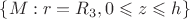 $\{ M:r=R_3, 0 \leqslant z \leqslant h \}$