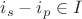 $i_s-i_p\in{I}$