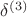 $\delta^{(3)}$