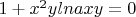 $1 + x^2ylnaxy = 0$