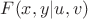 $F(x,y|u,v)$