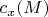 $c_x(M)$