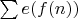 $\sum e(f(n))$
