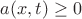 $a(x,t)\ge 0$