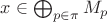 $x\in\bigoplus_{p \in \pi} M_p$ $x\in\bigoplus_{p \in \pi} M_p$