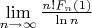 $\lim\limits_{n \to \infty}\frac{n!F_n(1)}{\ln n}$