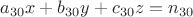 $a_{30}x+b_{30}y+c_{30}z=n_{30}$