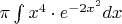 $\pi \int x^4\cdot e^{-2x^2}dx$