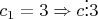 $c_1=3\Rightarrow c\vdots 3$