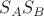 ${S_A}{S_B}$