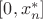 $[0,x_n^*]$