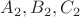 $A_2,B_2,C_2 $