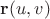 $\mathbf{r}(u,v)$ $\mathbf{r}(u,v)$